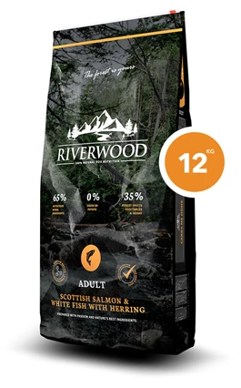 Riverwood Adult Zalm & Witvis met Haring 12 kg