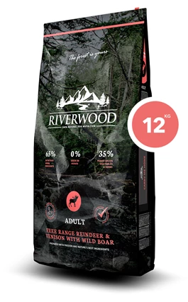 Riverwood Adult Rendier & Hert met Wild Zwijn 12 kg