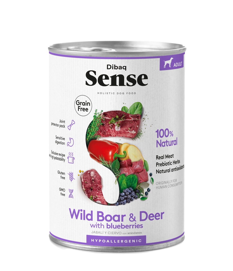 Dibaq Sense Nat Hondenvoer – Wild zwijn & Hert 