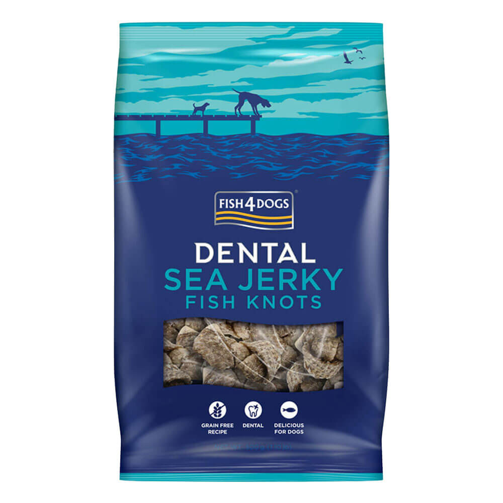 Fish4Dogs Dental Sea Jerky Fish Knots 100 gr