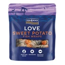 Fish4Dogs Love Sweet Potato Fish Wraps 100gr