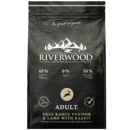 [24074] Riverwood Adult Hert & Lam met Konijn 12 kg